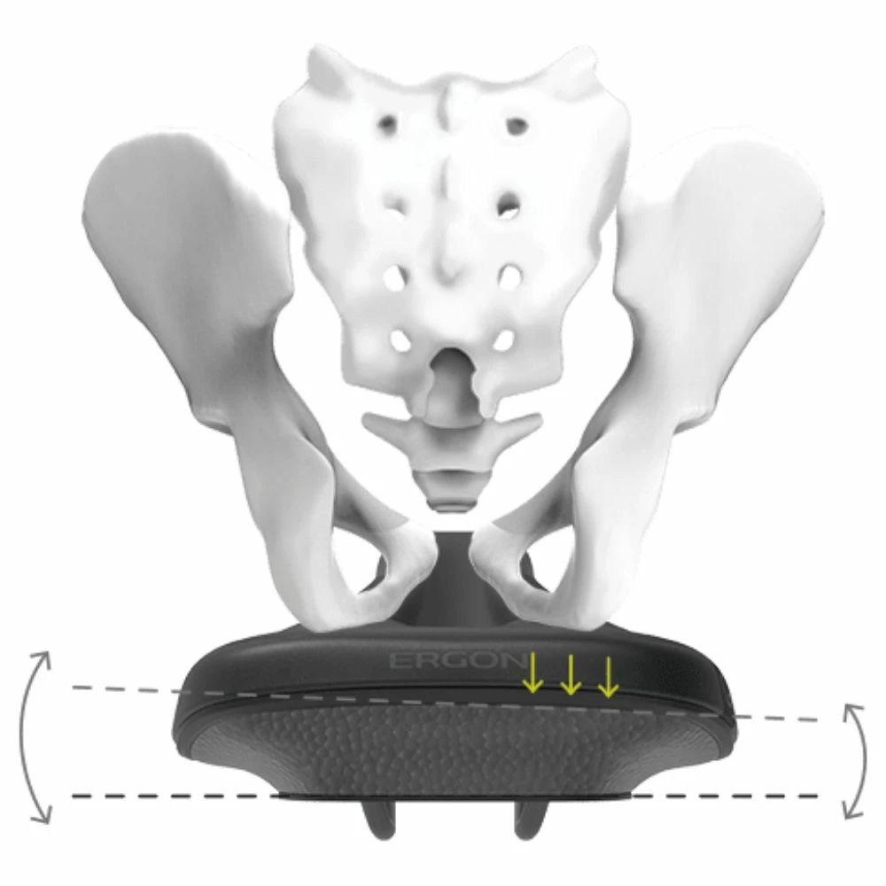 ERGON Sattel ST Core Evo Men S/M Black/grey 9 ERGON Sattel ST Core Evo Men S/M Black/grey – Bild 7