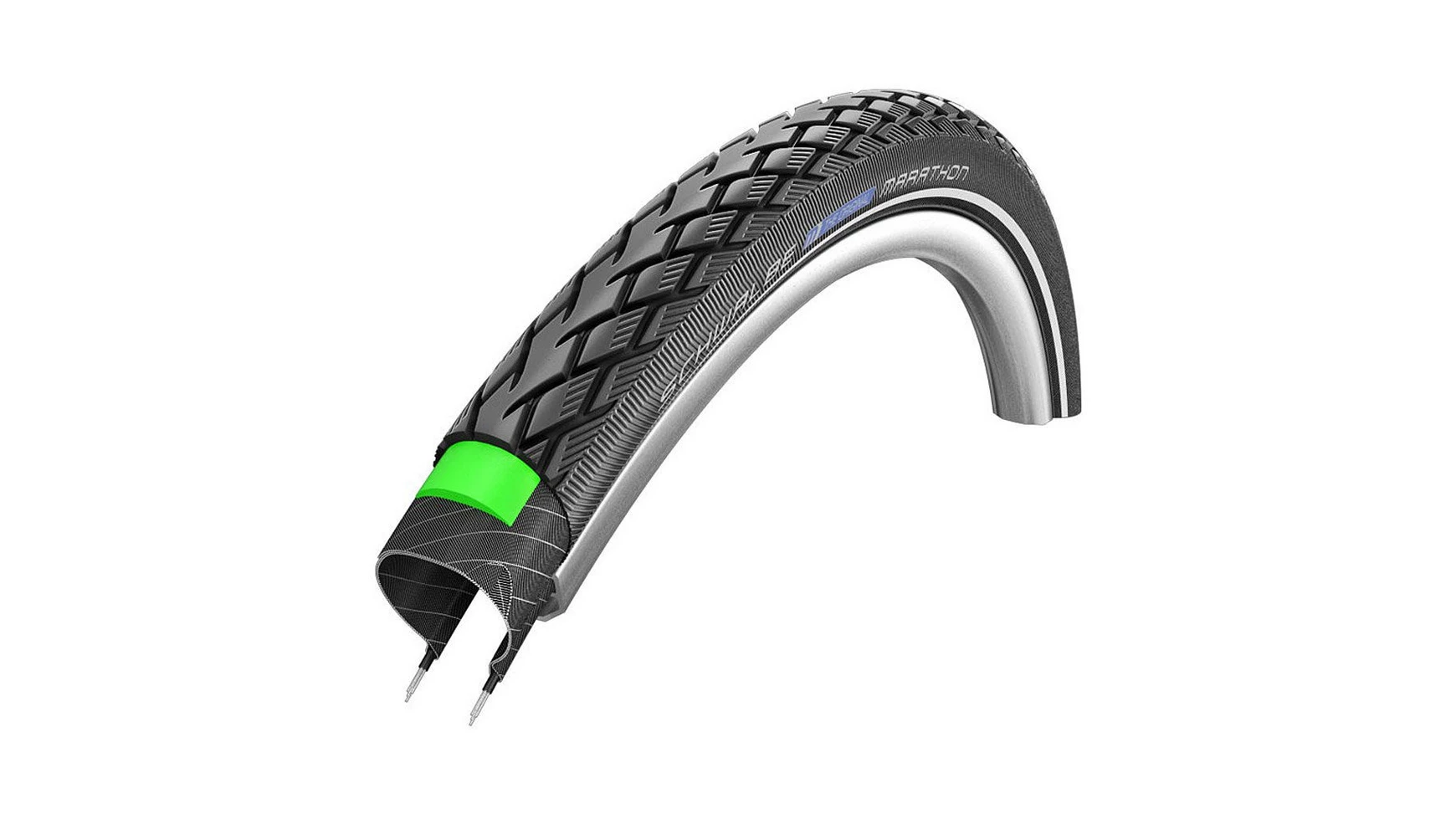 Reifen Schwalbe Marathon HS420 26x1.75 47-559 Schwarz - Reflex TwinSkin 3 Reifen Schwalbe Marathon HS420 26x1.75 47-559 Schwarz - Reflex TwinSkin