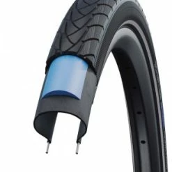 Reifen Schwalbe Marathon Plus HS440 26x1.75 47-559 Schwarz - Reflex Twin Skin SmartGuard -Sram Verkäufe Reifen Schwalbe Marathon Plus HS440 26x1 75 47 559 sw TwinSkin Refl SG EC 553015 b 1