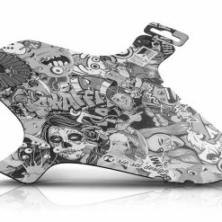 Rie:sel Design Mudgard Koloss 26 - 29 Large Stickerbomb Ultra Black, Front