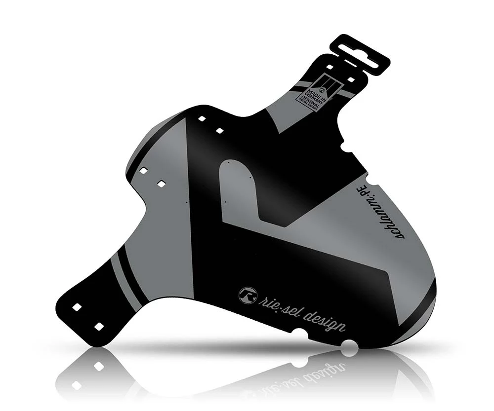 Rie:sel Design Mudguard SchlammPE 26-29 Battleship Grey, Front 3 Rie:sel Design Mudguard SchlammPE 26-29 Battleship Grey, Front