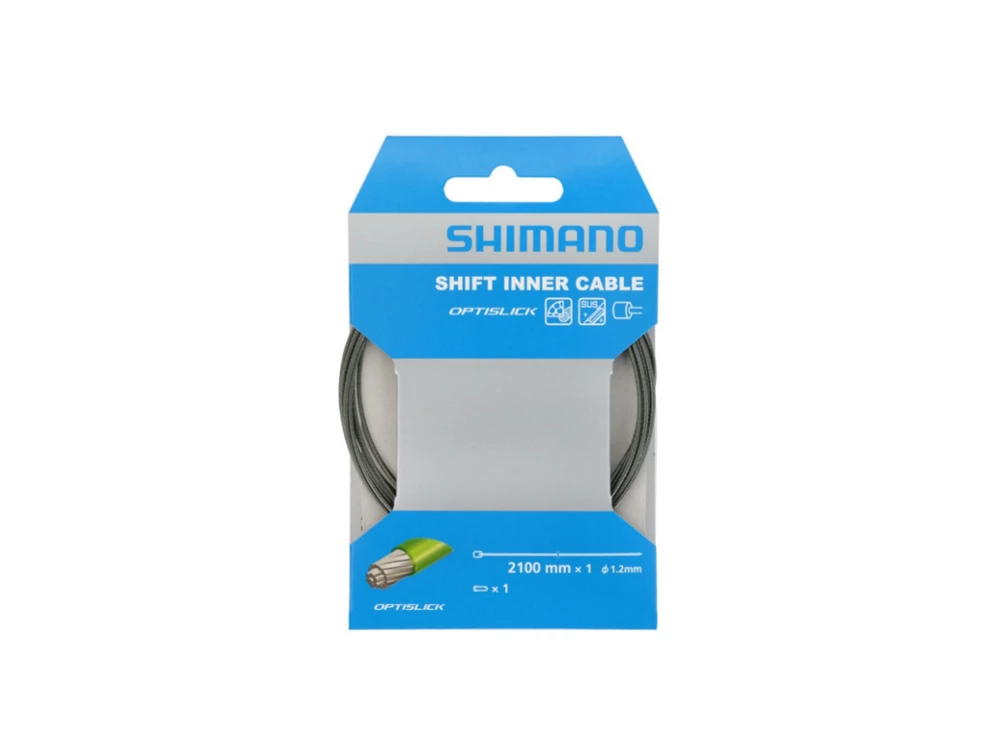 SHIMANO Schaltzug-Set MTB OPTISLICK, Edelstahl, 2x2100mm 3 SHIMANO Schaltzug-Set MTB OPTISLICK, Edelstahl, 2x2100mm