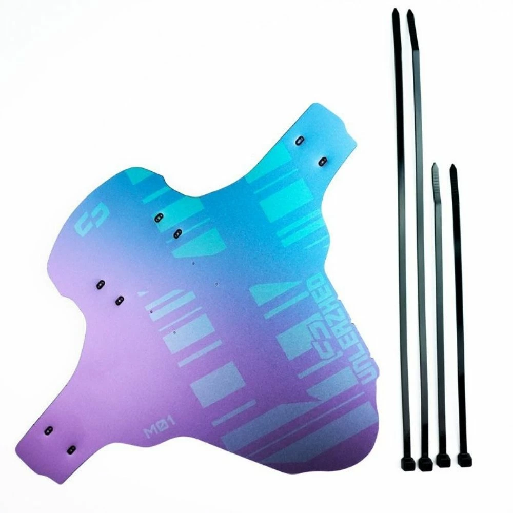 UNLEAZHED Mudguard M01 Flipflop Red-blue/violett-green Gr.S 6 UNLEAZHED Mudguard M01 Flipflop Red-blue/violett-green Gr.S – Bild 4