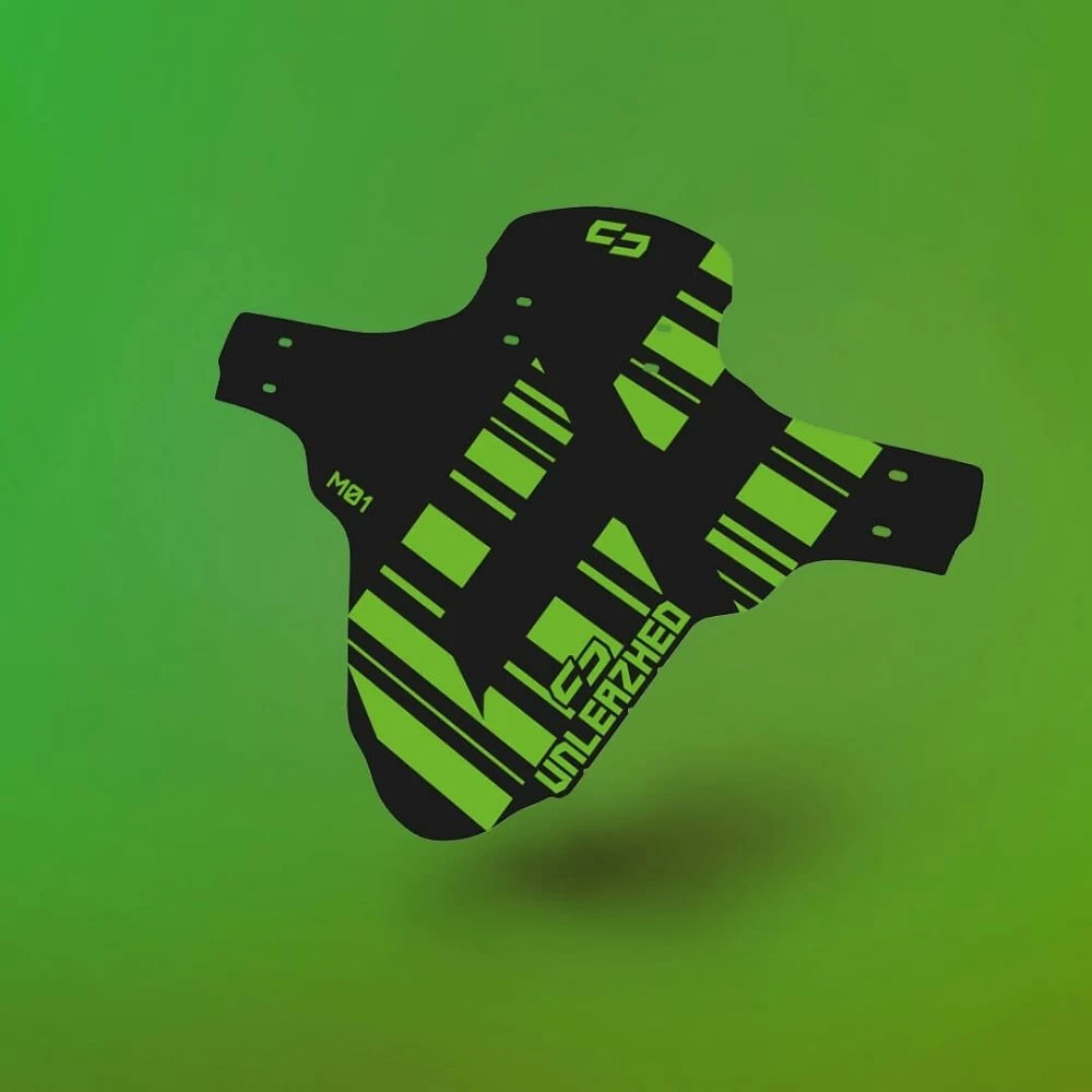UNLEAZHED Mudguard M01 Green Gr.S 3 UNLEAZHED Mudguard M01 Green Gr.S