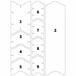 Unleazhed BP01 Schutzfolie Frame, Clear Glossy (Set) -Sram Verkäufe Unleazhed BP01 Schutzfolie Frame clear glossy Set A3357 b 2