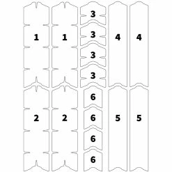 Unleazhed BP01 Schutzfolie Frame Dawai Black Glossy (Set) -Sram Verkäufe Unleazhed BP01 Schutzfolie Frame dawai black glossy Set A3358 b 2