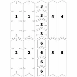 Unleazhed BP01 Schutzfolie Frame Empire Black Glossy (Set) -Sram Verkäufe Unleazhed BP01 Schutzfolie Frame empire black glossy Set A3361 b 2