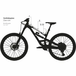 Unleazhed BP01 Schutzfolie Frame Tatanka Black Glossy (Set) -Sram Verkäufe Unleazhed BP01 Schutzfolie Frame tatanka black glossy Set A3362 b 6