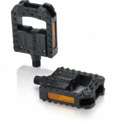 XLC Faltpedal PD-F01 Kunststoff, Sw, Reflektor