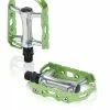 XLC MTB / ATB PEDAL ULTRALIGHT COLOUR EDITION PD-M15 Alu, Silber/limegreen