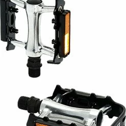 XLC MTB-Pedal Ultralight PD-M04 Alukäfig/-körper, Sw/silber