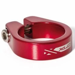 XLC Sattelstütz-Klemmring PC-L04 Ø 34,9mm, Rot, Alu, Mit Schnel